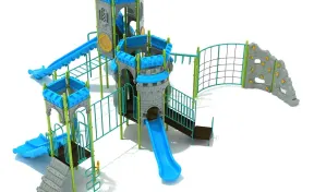 Provencal Palisade Castle Spark Playground Structure