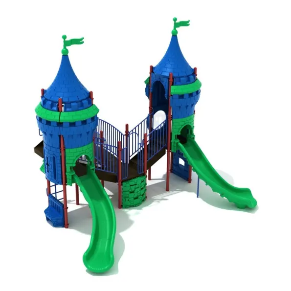 Gilded Towers Castle Spark Playground Structure