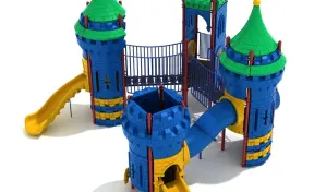 Narrow Passage Castle Spark Playground Structure