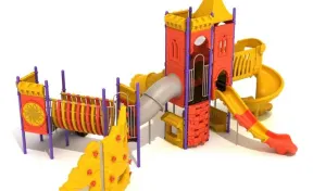 Fortnight Festival Castle Spark Playground Structure