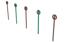 Agility Poles Set of 5