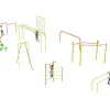 9 Piece Advanced Kids Gym Course thumbnail 3