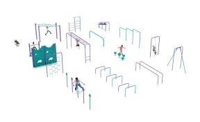 16 Piece Premier Kids Gym Course