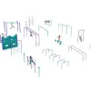 16 Piece Premier Kids Gym Course thumbnail 1