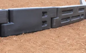 Playground Border Timber Adjustable End Cap