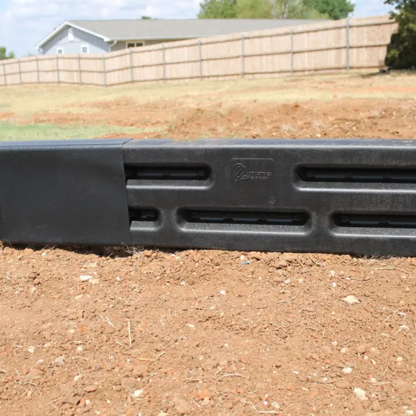 Playground Border Timber Adjustable End Cap