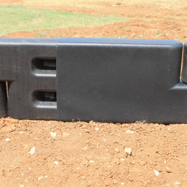 Playground Border Timber Adjustable End Cap