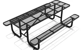 8 Ft. Expanded Steel Picnic Table