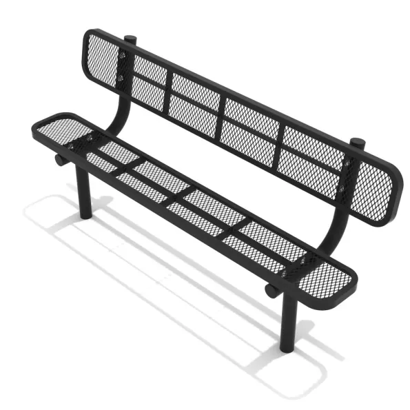 6 Ft. Expanded Steel Bench