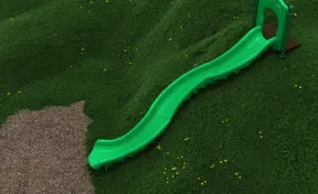 9 Ft Single Zig Zag Embankment Slide