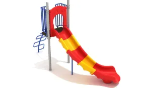 Freestanding 5' Slide with Snake Climber