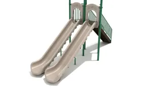 Freestanding 6' Double Sectional Straight Slide