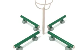 Quadruple Balance Step Circle Station