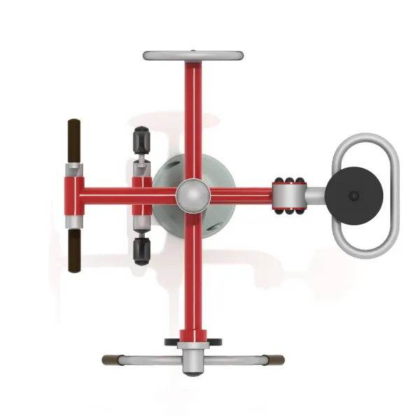 Accessible Quadruple Gym Station