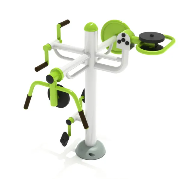 Accessible Quadruple Gym Station