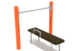 Assisted Chin Up Station with Bench