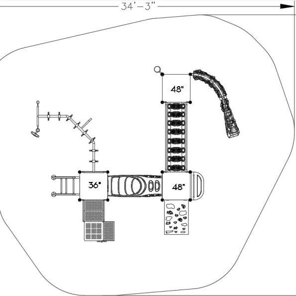 Blue Grass Spark Structure