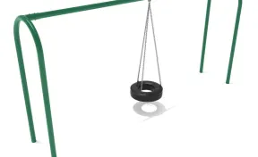 1-Bay Arch Tire Swing