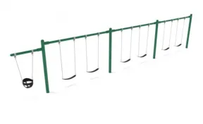 3-Bay 1 Cantilever Swings