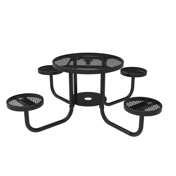 36" Round Patio Table with Round Seats