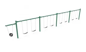4-Bay 1 Cantilever Swings