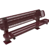 Double Pedestal Bench with Back thumbnail 4