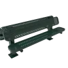 Double Pedestal Bench with Back thumbnail 5