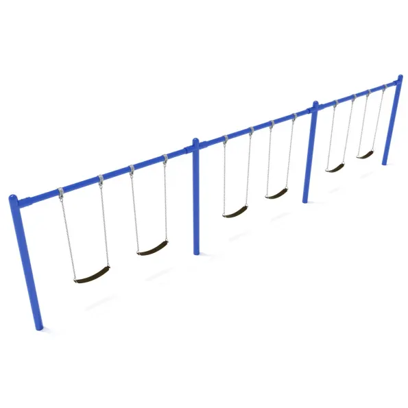 3-Bay Single Post Swings