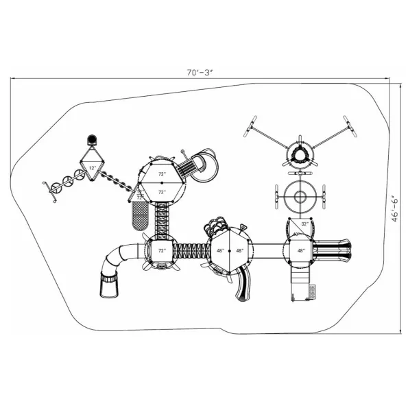 Cameron Tree House Play Structure