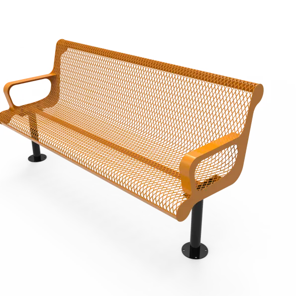 Contoured Bench with Arm