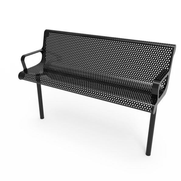 Contoured Bench with Arm