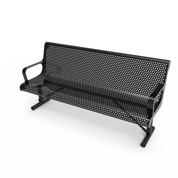 Contoured Bench with Arm