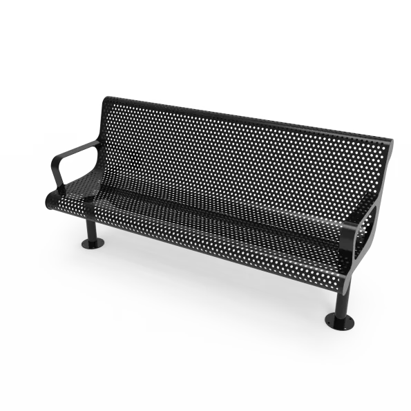 Contoured Bench with Arm