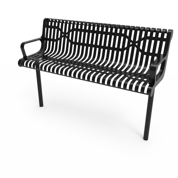 Contoured Bench with Arm