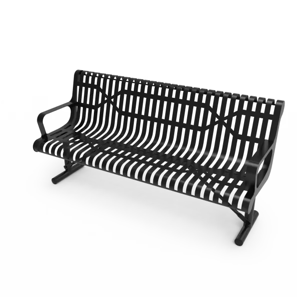 Contoured Bench with Arm