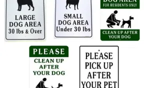 Dog Park Signs