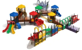 Durant Inclusive Train Play Structure
