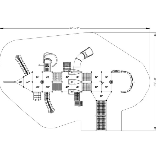 Eucha Inclusive Pirate Ship Play Structure