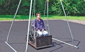 Wheelchair Platform Swing and Frame