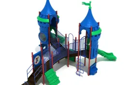 Gilded Towers Castle Spark Playground Structure