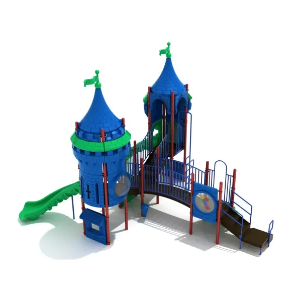 Gilded Towers Castle Spark Playground Structure