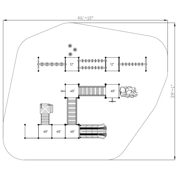 Hitchcock Police Themed Playground Structure