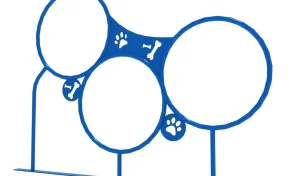 Three Hoop Dog Rings