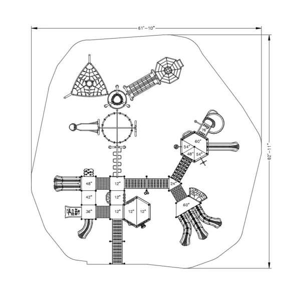 Horntown Inclusive Play Structure