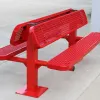 Double Pedestal Bench with Back thumbnail 1