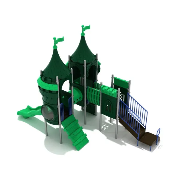Jade Paradise Castle Spark Playground Structure