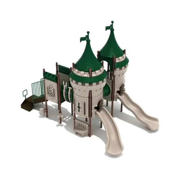 Jade Paradise Castle Spark Playground Structure