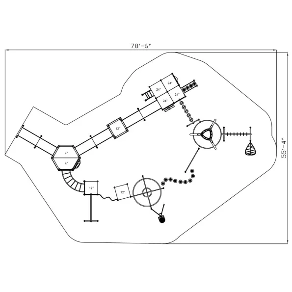 Kemp Inclusive Play Structure