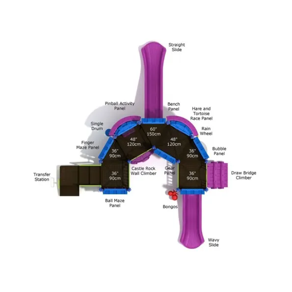 Lambkin's Lute Castle Spark Playground Structure