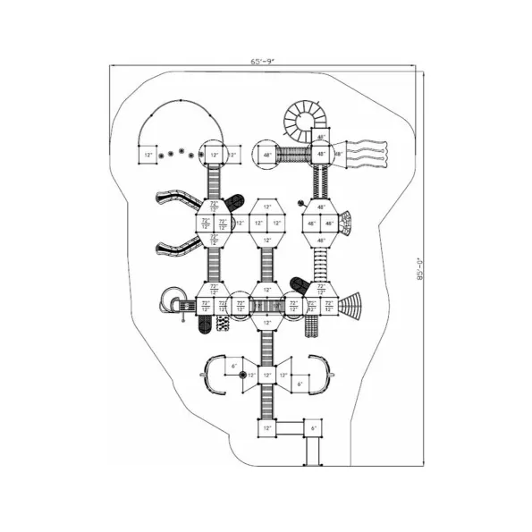 Leach Castle Inclusive Play Structure